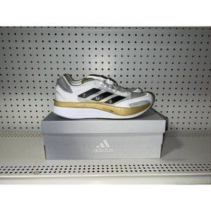 Adidas Adizero Boston 10 TME Mens Athletic Running Shoes Size 10 White Gold